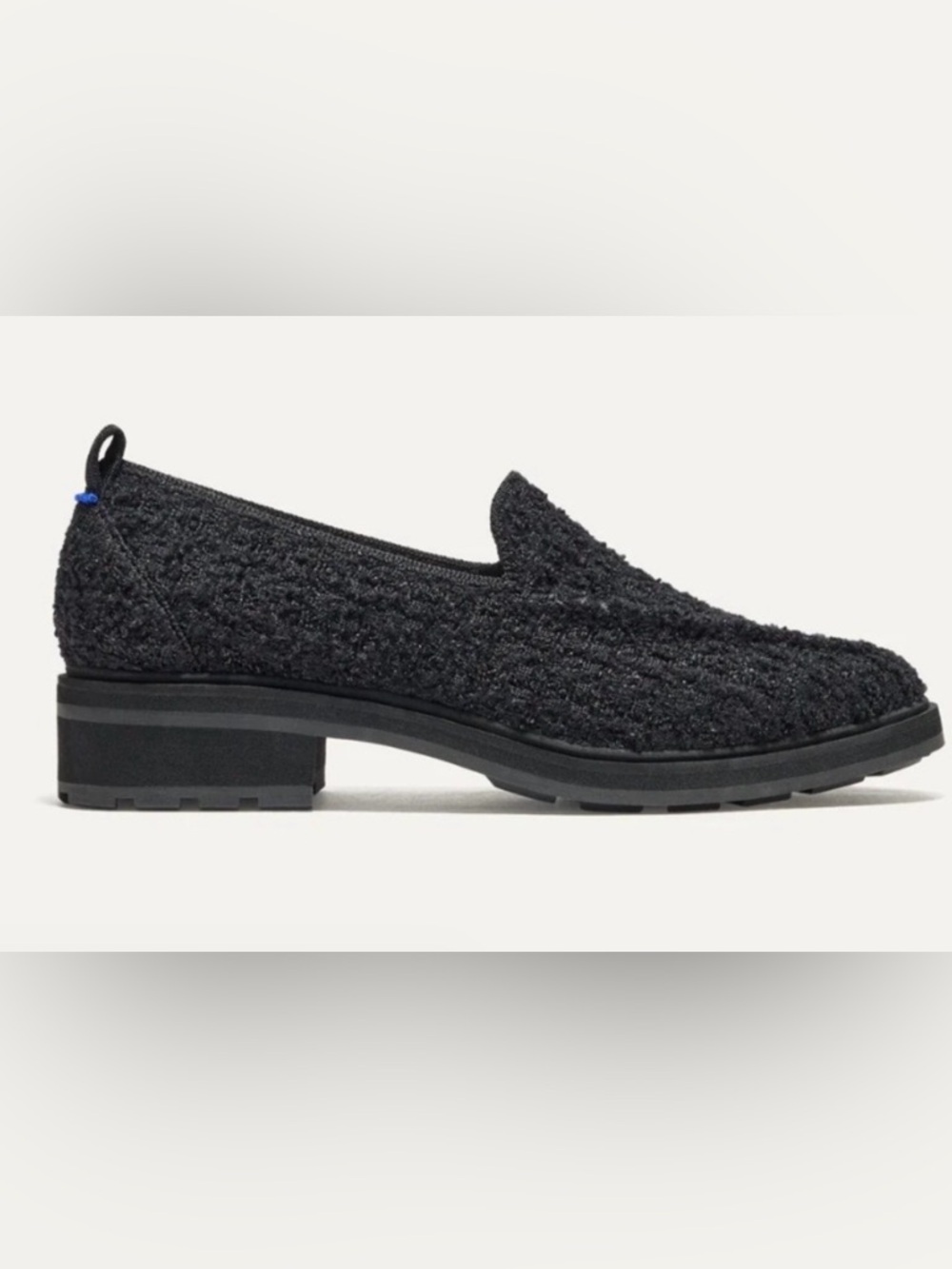 Rothy's Black Textured Lug Loafers